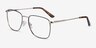 Reason Black Gold MétalMontures de lunettes de vue d'EyeBuyDirect, Vue d'Angle