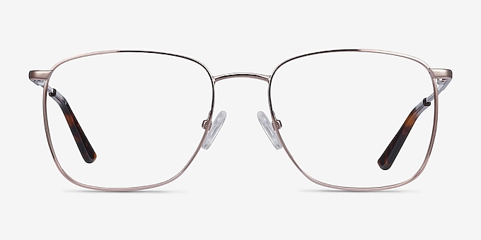 Reason Rose Gold Metal Eyeglass Frames