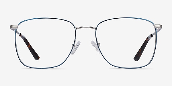Reason Navy Metal Eyeglass Frames