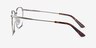 Reason Navy MetalEyeglass Frames from EyeBuyDirect, Side View