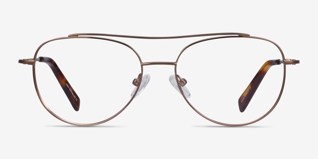 Max Brown MetalEyeglass Frames from EyeBuyDirect, Front View