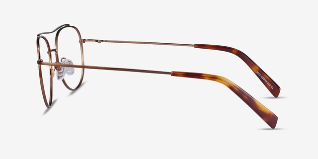 Max Brown MetalEyeglass Frames from EyeBuyDirect, Side View