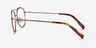 Max Brown MetalEyeglass Frames from EyeBuyDirect, Side View