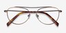 Max Brown MetalEyeglass Frames from EyeBuyDirect, Closed View