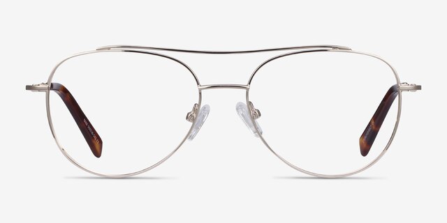 Max Gold MetalEyeglass Frames from EyeBuyDirect, Front View