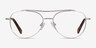 Max Gold MetalEyeglass Frames from EyeBuyDirect, Front View