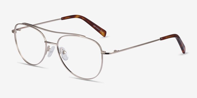 Max Gold MetalEyeglass Frames from EyeBuyDirect, Angle View
