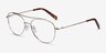 Max Gold MetalEyeglass Frames from EyeBuyDirect, Angle View