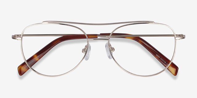 Max Gold MetalEyeglass Frames from EyeBuyDirect, Closed View