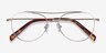Max Gold MetalEyeglass Frames from EyeBuyDirect, Closed View