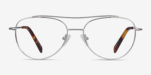 Max Silver Metal Eyeglass Frames