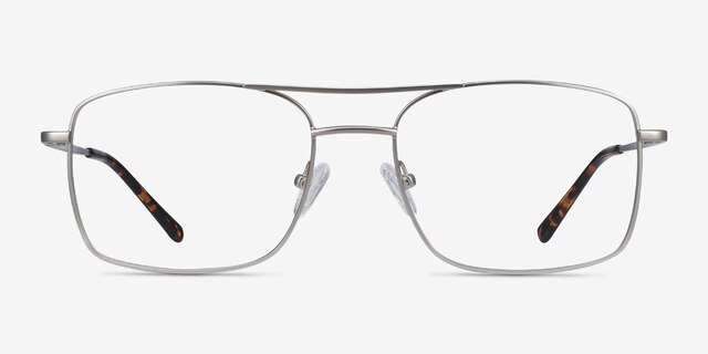 Daymo Silver MetalEyeglass Frames from EyeBuyDirect, Front View