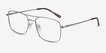 Daymo Silver MetalEyeglass Frames from EyeBuyDirect, Angle View