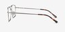 Daymo Silver MetalEyeglass Frames from EyeBuyDirect, Side View
