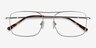 Daymo Silver MetalEyeglass Frames from EyeBuyDirect, Closed View
