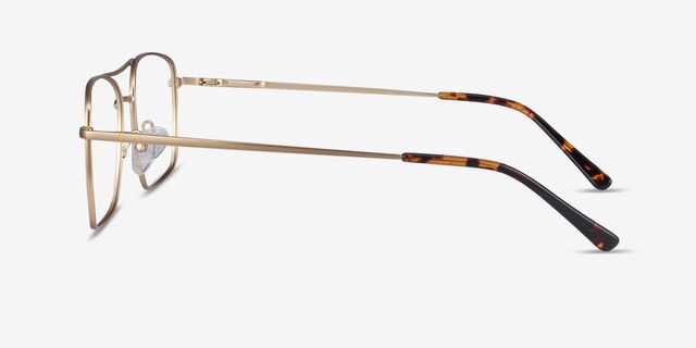 Daymo Gold MetalEyeglass Frames from EyeBuyDirect, Side View