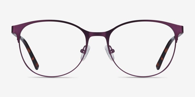 Kali Violet MétalMontures de lunettes de vue d'EyeBuyDirect, Vue de Face