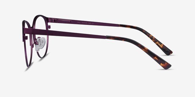 Kali Violet MétalMontures de lunettes de vue d'EyeBuyDirect, Vue de Côté