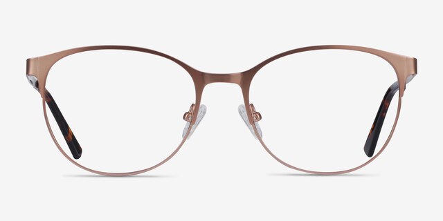 Kali Or rose MétalMontures de lunettes de vue d'EyeBuyDirect, Vue de Face