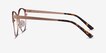 Kali Rose Gold MetalEyeglass Frames from EyeBuyDirect, Side View