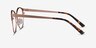 Kali Or rose MétalMontures de lunettes de vue d'EyeBuyDirect, Vue de Côté