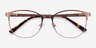 Kali Or rose MétalMontures de lunettes de vue d'EyeBuyDirect, Vue Rapprochée