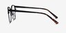 Kali Black MetalEyeglass Frames from EyeBuyDirect, Side View