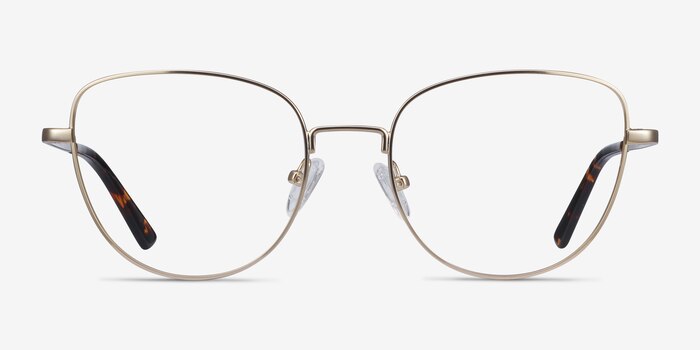 Clotilde Doré Métal Montures de lunettes de vue d'EyeBuyDirect