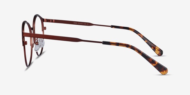 Emma Brun MétalMontures de lunettes de vue d'EyeBuyDirect, Vue de Côté