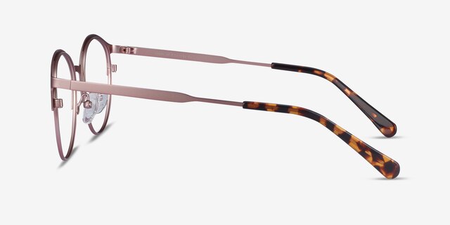 Emma Pink MetalEyeglass Frames from EyeBuyDirect, Side View