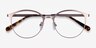 Emma Pink MetalEyeglass Frames from EyeBuyDirect, Closed View
