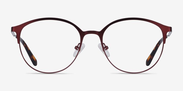 Emma Red Metal Eyeglass Frames