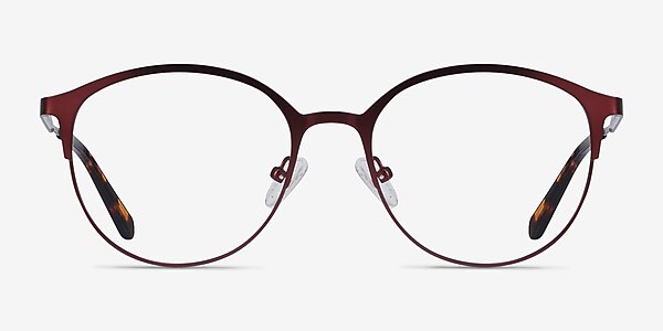 Emma Red Metal Eyeglass Frames