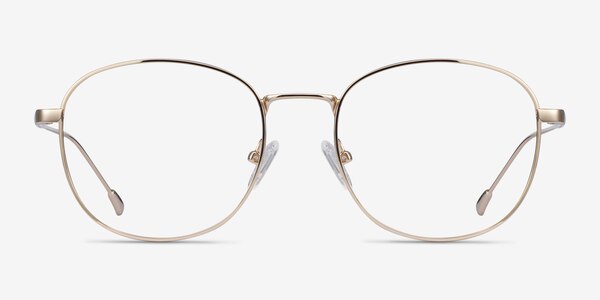 Vantage Golden Metal Eyeglass Frames