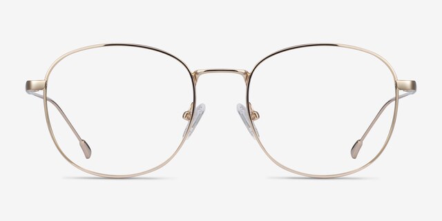 Vantage Golden MetalEyeglass Frames from EyeBuyDirect, Front View