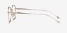 Vantage Golden MetalEyeglass Frames from EyeBuyDirect, Side View