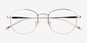 Vantage Golden MetalEyeglass Frames from EyeBuyDirect, Closed View