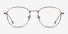 Vantage Matte Pink MetalEyeglass Frames from EyeBuyDirect, Front View