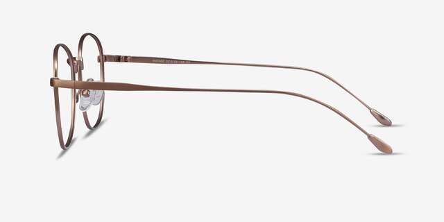 Vantage Matte Pink MetalEyeglass Frames from EyeBuyDirect, Side View