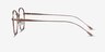 Vantage Matte Pink MetalEyeglass Frames from EyeBuyDirect, Side View