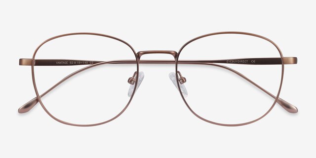Vantage Matte Pink MetalEyeglass Frames from EyeBuyDirect, Closed View