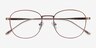 Vantage Matte Pink MetalEyeglass Frames from EyeBuyDirect, Closed View