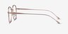 Vantage Rose Gold MetalEyeglass Frames from EyeBuyDirect, Side View