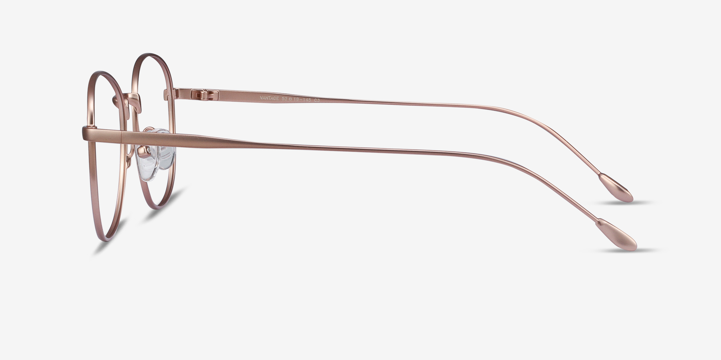 Vantage Square Rose Gold Glasses for Women | Eyebuydirect Canada