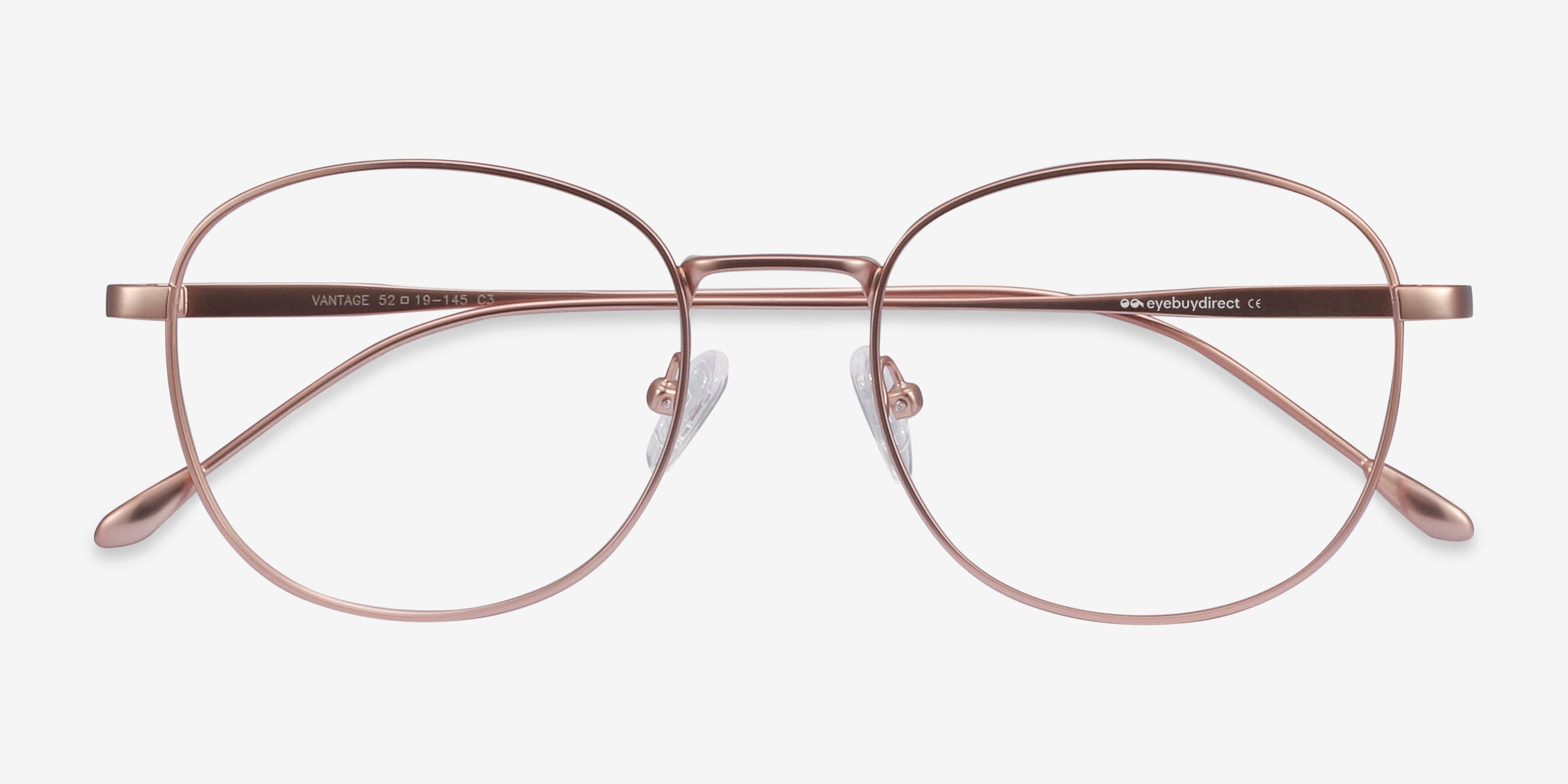 Vantage Square Rose Gold Glasses for Women | Eyebuydirect