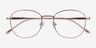 Vantage Rose Gold MetalEyeglass Frames from EyeBuyDirect, Closed View