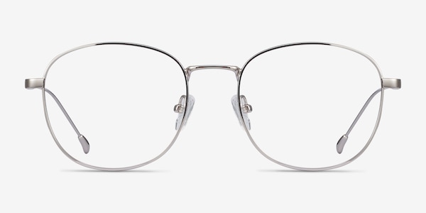 Vantage Silver Metal Eyeglass Frames