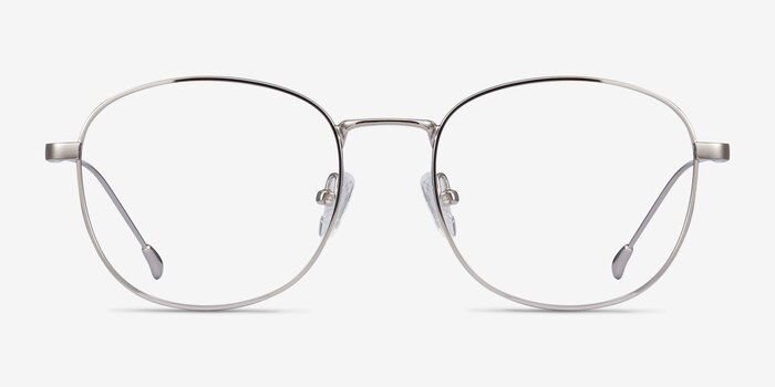 Vantage Argenté Métal Montures de lunettes de vue d'EyeBuyDirect