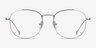 Vantage Argenté MétalMontures de lunettes de vue d'EyeBuyDirect, Vue de Face