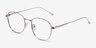 Vantage Argenté MétalMontures de lunettes de vue d'EyeBuyDirect, Vue d'Angle